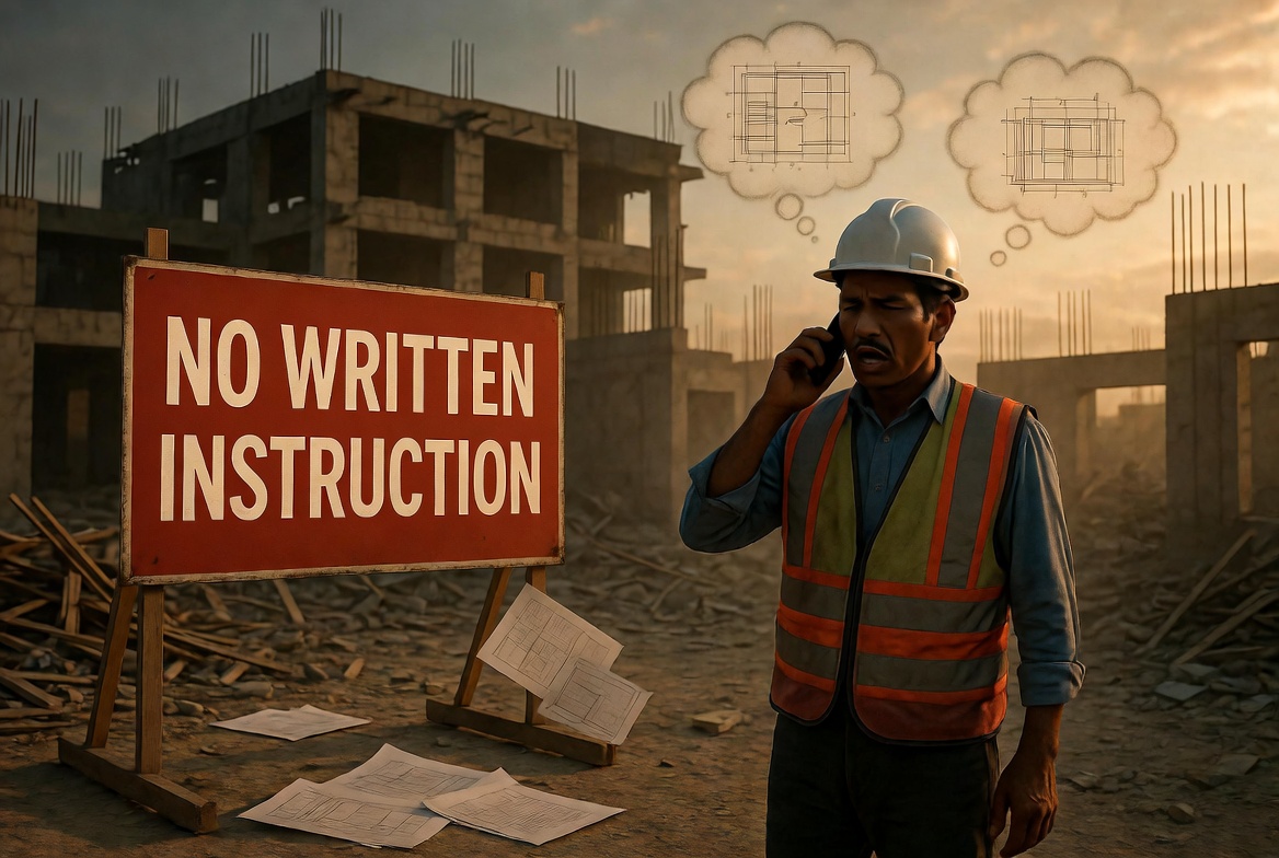 Why Contractors Should Stop Relying on Verbal Instructions